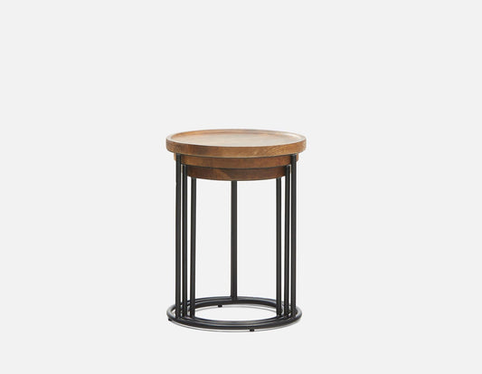 Nyore Tray Top Nesting End Tables - Set of 3
