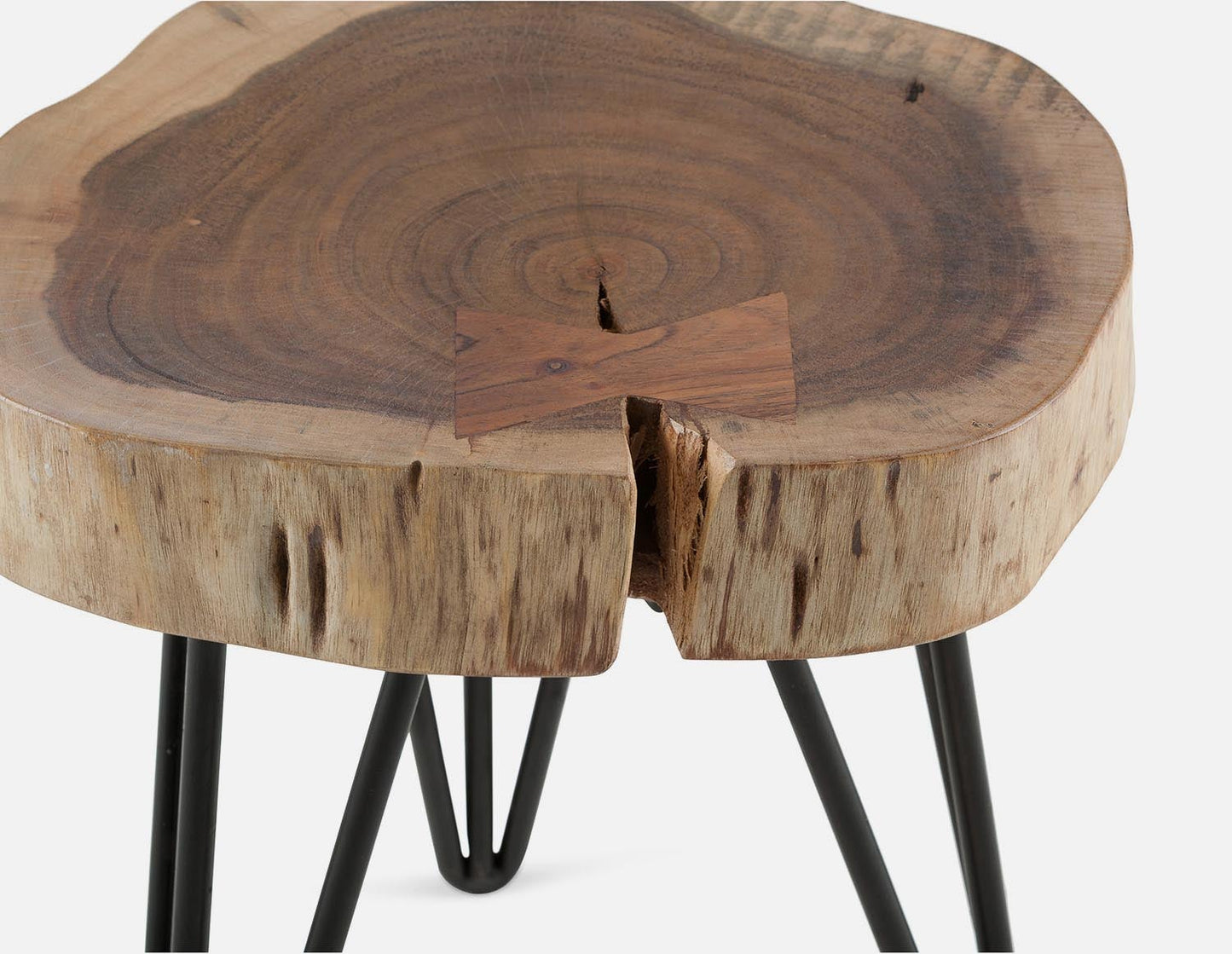 Holz Chunky Live Edge End Table