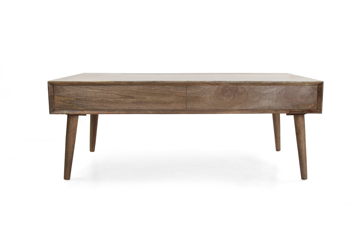 Tenera Mid-Century Modern Coffee Table with Drawers