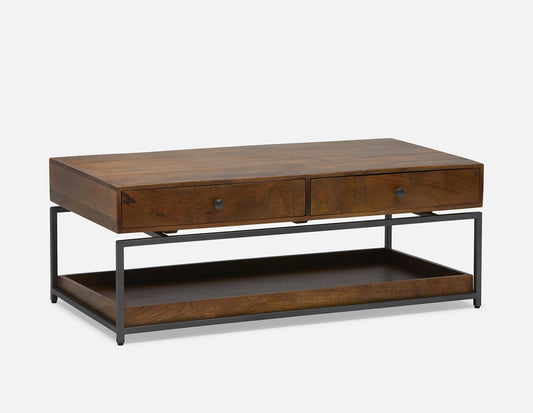 Tayo Modern Coffee Table with Drawers & Storage