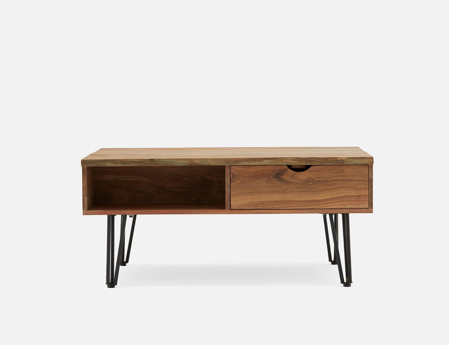 Terre Lift-Top Coffee Table with Live Edge and Storage