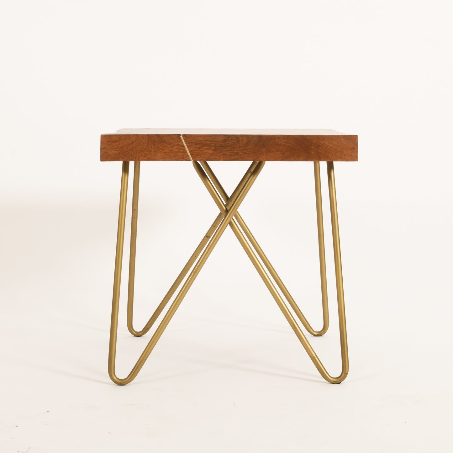 Rayos Brass Inlay End Table