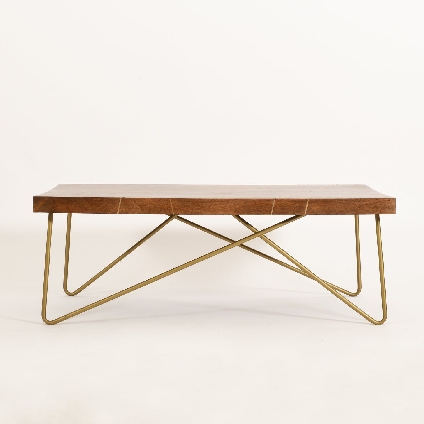 Rayos Brass Inlay Coffee Table